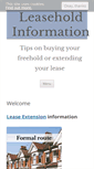 Mobile Screenshot of leaseholdinfo.com